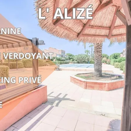 Promo*l'alize-studio Famille-piscine-parking Prive-cohote Conciergerie Palavas-les-Flots